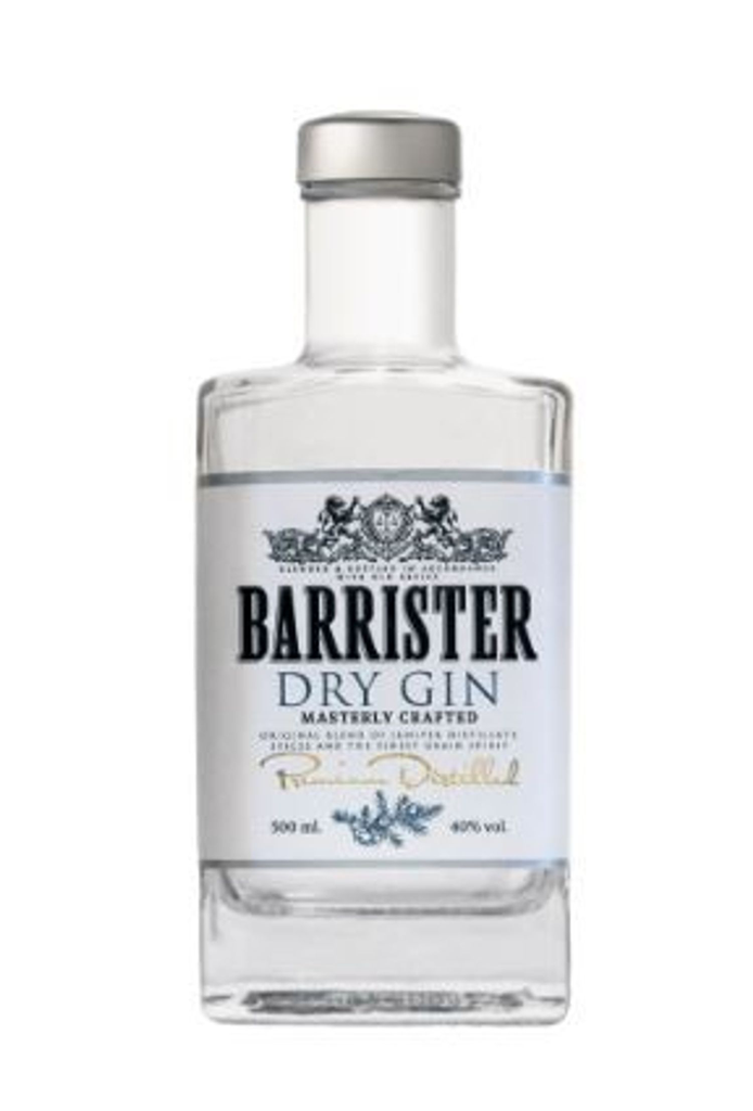 BARRISTER DRY GIN  0.7 л 39%